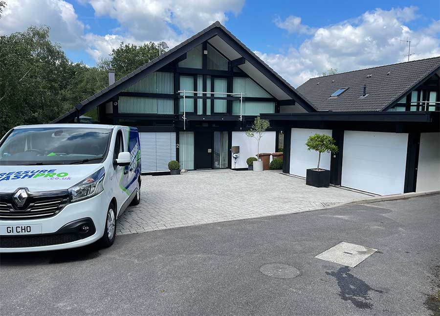 Driveway cleaned
